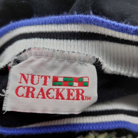 Nutcracker Ugly Christmas Sweater Sweatshirt Size Large Black 1992 READ - Picture 7 of 10